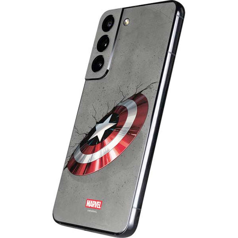 Marvel Captain America Shield Break Galaxy S22 Plus Skin